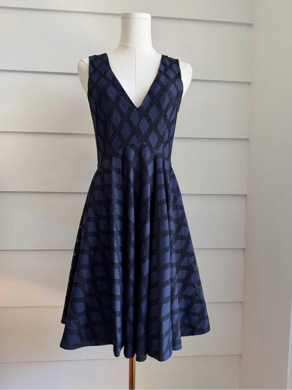 Sandro Lace Fit and Flare Cocktail Dress size 1/ S